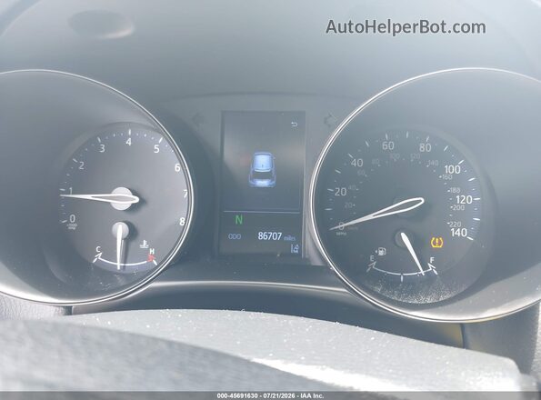 NMTKHMBX9LR113058 2020 TOYOTA C-HR Gray Vista de los asientos traseros