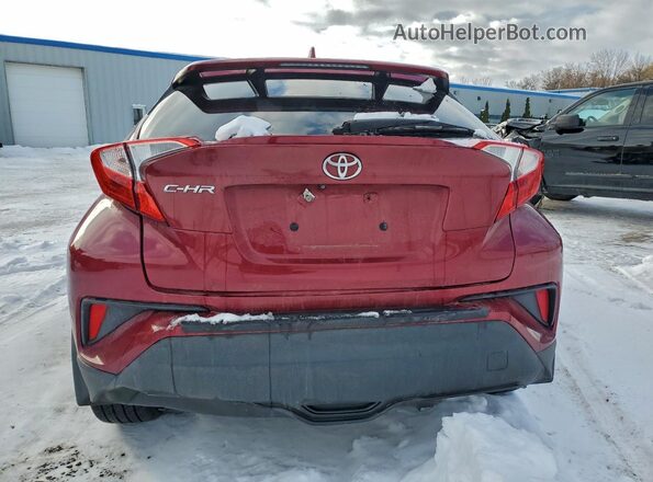 NMTKHMBXXJR059654 2018 TOYOTA C-HR Красный Вид сзади