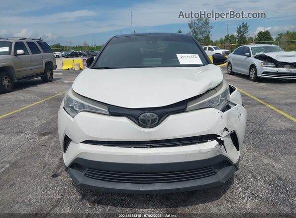 NMTKHMBXXKR097645 2019 TOYOTA C-HR White Вид щитка приладів