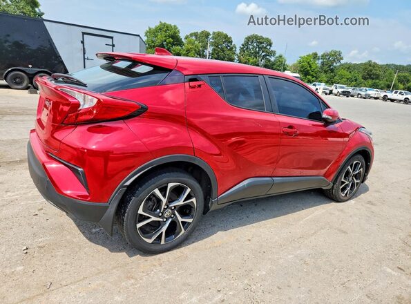 NMTKHMBXXMR122983 2021 TOYOTA C-HR Red Rear right