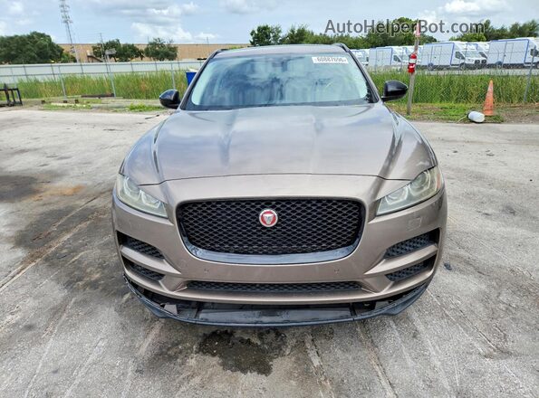 SADCJ2BN9HA092332 2017 JAGUAR F-PACE Tan Vista frontal