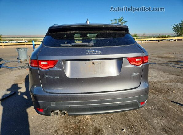 SADCJ2BNXHA096616 2017 JAGUAR F-PACE Gray Вид ззаду