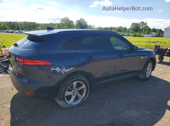SADCJ2BV1HA494121 2017 JAGUAR F-PACE Blue Tył prawy
