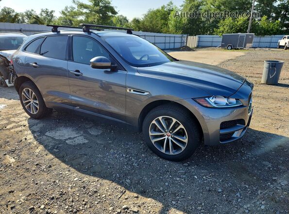 SADCJ2BV4HA084655 2017 JAGUAR F-PACE Gray Przód prawy