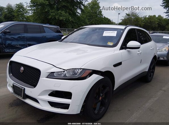 SADCJ2BV4HA883531 2017 JAGUAR F-PACE White Vista tres cuartos delantera izquierda