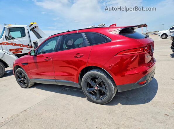 SADCJ2BV7HA886911 2017 JAGUAR F-PACE Red უკანა მარცხენა