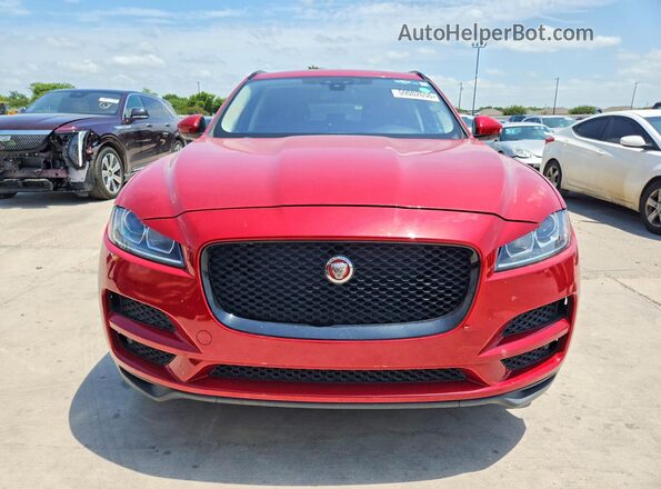 SADCJ2BV7HA886911 2017 JAGUAR F-PACE Red წინა ხედი