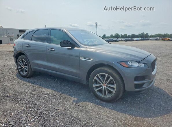 SADCJ2BV9HA492956 2017 JAGUAR F-PACE Gray Przód prawy