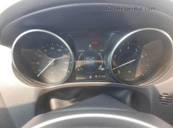 SADCJ2BV9HA492956 2017 JAGUAR F-PACE Gray Widok zestawu wskaźników