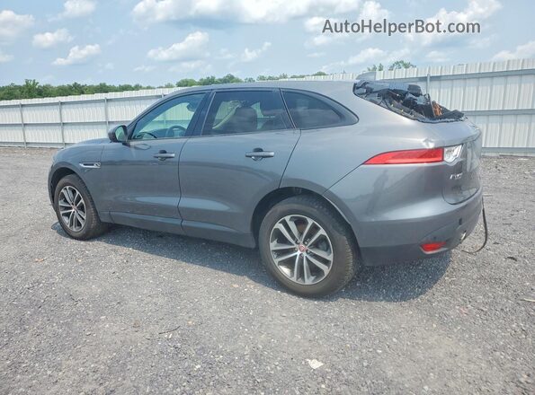 SADCJ2BV9HA492956 2017 JAGUAR F-PACE Gray Tył lewy