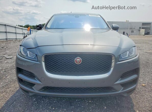 SADCJ2BV9HA492956 2017 JAGUAR F-PACE Gray Widok z przodu