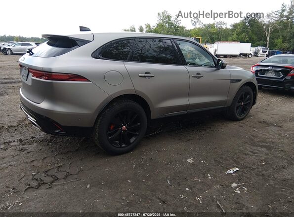 SADCJ2EU9MA684830 2021 JAGUAR F-PACE Silver Tył prawy