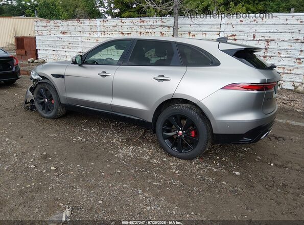 SADCJ2EU9MA684830 2021 JAGUAR F-PACE Silver Tył lewy