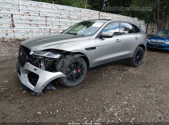 SADCJ2EU9MA684830 2021 JAGUAR F-PACE Silver Przód lewy