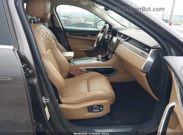 SADCJ2EUXMA668281 2021 JAGUAR F-PACE Серый Вид салона спереди