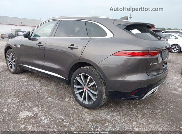 SADCJ2EUXMA668281 2021 JAGUAR F-PACE Серый Задняя левая четверть
