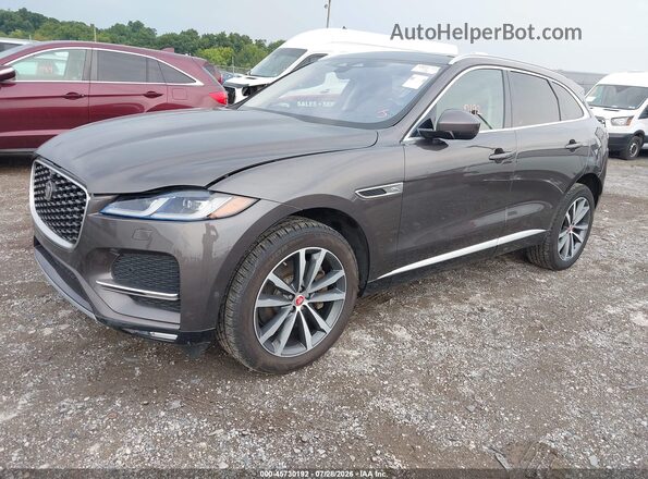 SADCJ2EUXMA668281 2021 JAGUAR F-PACE Серый Передняя левая четверть