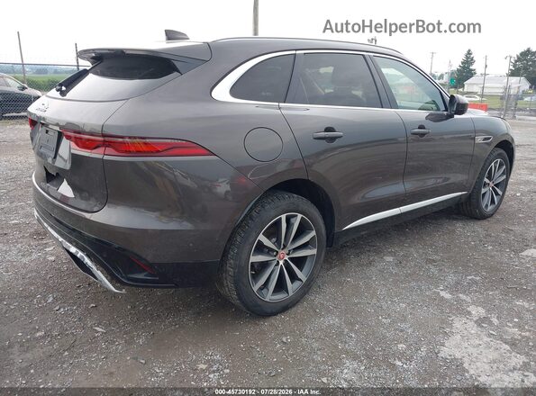SADCJ2EUXMA668281 2021 JAGUAR F-PACE Серый Задняя правая четверть