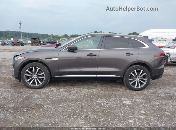 SADCJ2EUXMA668281 2021 JAGUAR F-PACE Серый Панорамный вид салона 360°