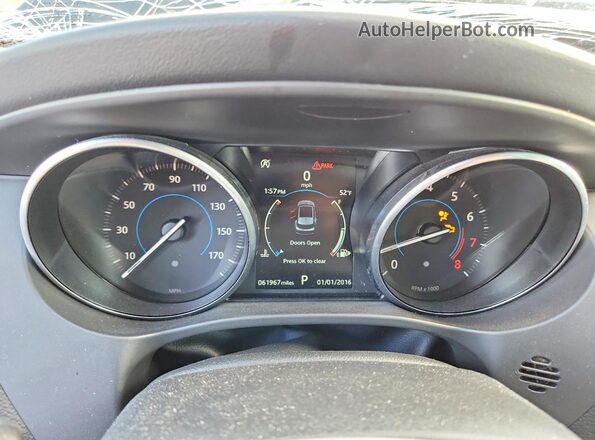 SADCJ2EV7JA899966 2018 JAGUAR F-PACE Черный Вид щитка приборов