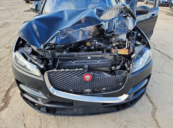 SADCJ2EV7JA899966 2018 JAGUAR F-PACE Черный Вид подкапотного пространства