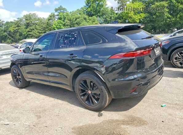 SADCJ2EX1NA692187 2022 JAGUAR F-PACE Black Հետևի ձախ