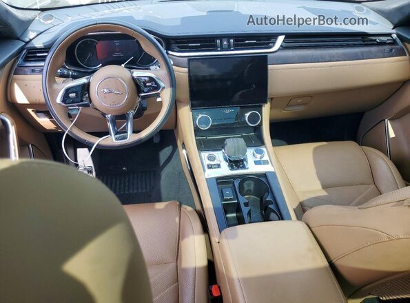 SADCJ2EX1NA692187 2022 JAGUAR F-PACE Black Առջևի վահանակի տեսք