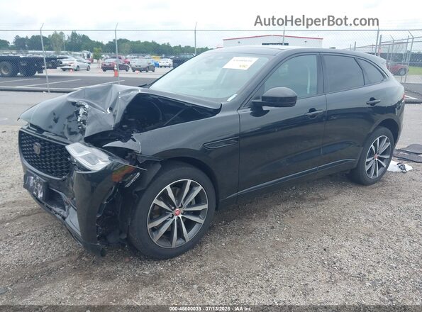 SADCJ2EX1PA715115 2023 JAGUAR F-PACE Black წინა მარცხენა ხედი სამი მეოთხედიდან