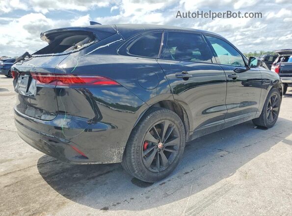 SADCJ2EX3NA699917 2022 JAGUAR F-PACE Black უკანა მარჯვენა