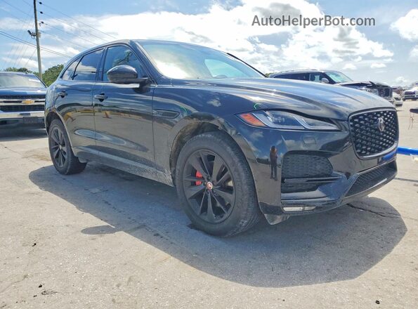 SADCJ2EX3NA699917 2022 JAGUAR F-PACE Black წინა მარჯვენა