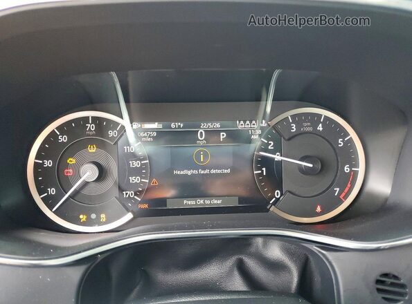 SADCJ2EX3NA701925 2022 JAGUAR F-PACE Белый Вид щитка приборов