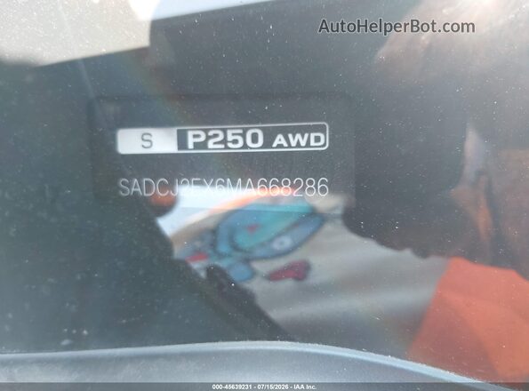 SADCJ2EX6MA668286 2021 JAGUAR F-PACE Black Շարժիչի բաժամունքի տեսք