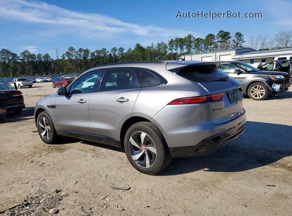 SADCJ2EX7NA698124 2022 JAGUAR F-PACE Gray Հետևի ձախ