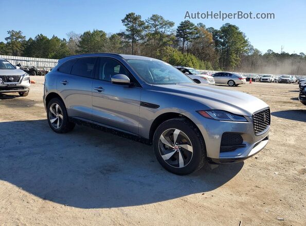 SADCJ2EX7NA698124 2022 JAGUAR F-PACE Gray Առջևի աջ