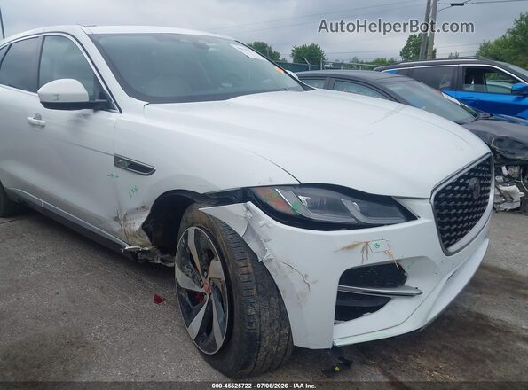 SADCJ2EX8NA698634 2022 JAGUAR F-PACE Белый Вид спереди