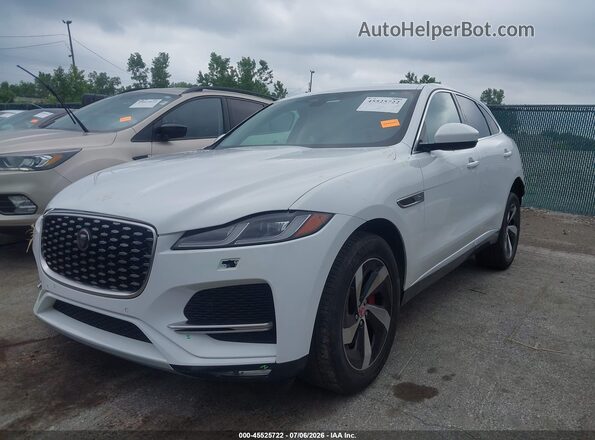 SADCJ2EX8NA698634 2022 JAGUAR F-PACE Белый Передняя левая четверть