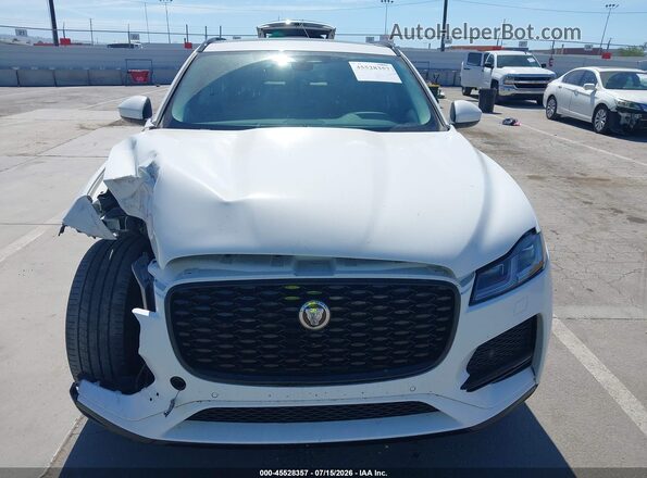 SADCJ2EXXPA713248 2023 JAGUAR F-PACE White Widok zestawu wskaźników