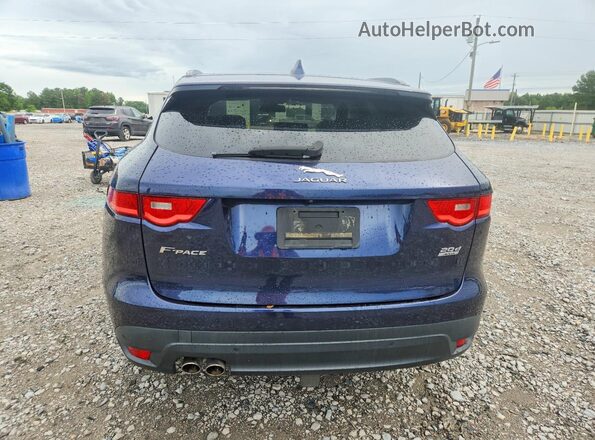 SADCJ2FN0JA254171 2018 JAGUAR F-PACE Blue Вид ззаду