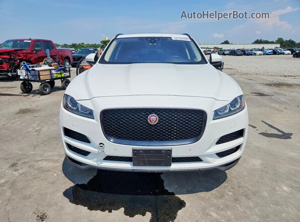 SADCJ2FN1JA299071 2018 JAGUAR F-PACE Белый Вид спереди