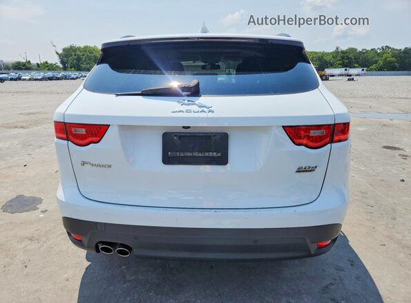 SADCJ2FN1JA299071 2018 JAGUAR F-PACE Белый Вид сзади