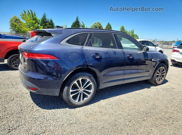 SADCJ2FN7JA279018 2018 JAGUAR F-PACE Blue Trasero derecho