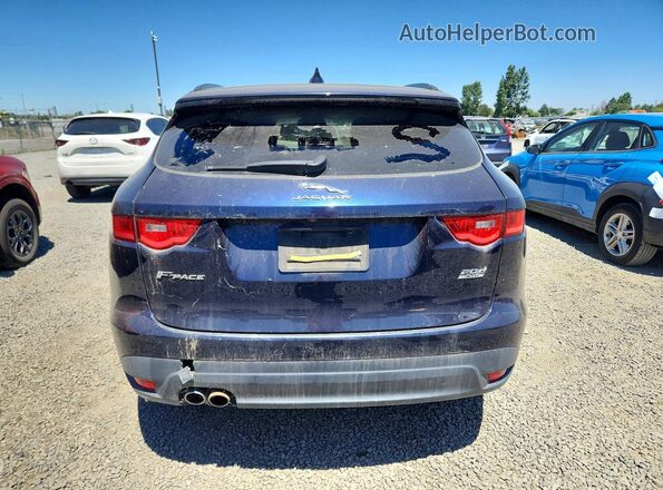 SADCJ2FN7JA279018 2018 JAGUAR F-PACE Blue Vista trasera