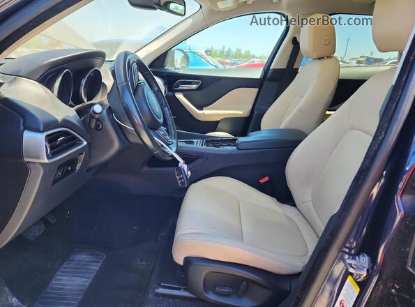 SADCJ2FN7JA279018 2018 JAGUAR F-PACE Blue Vista interior delantera