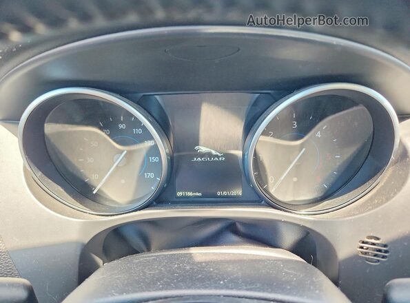 SADCJ2FN7JA279018 2018 JAGUAR F-PACE Blue Vista del cuadro de instrumentos