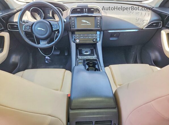 SADCJ2FN7JA279018 2018 JAGUAR F-PACE Blue Vista del salpicadero