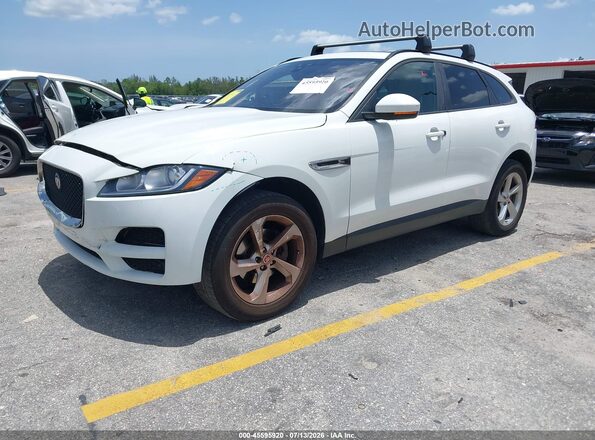 SADCJ2FN8JA255522 2018 JAGUAR F-PACE White Przód lewy