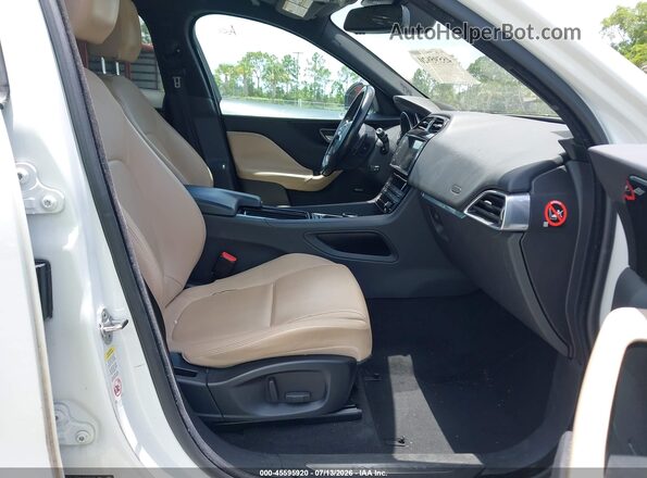 SADCJ2FN8JA255522 2018 JAGUAR F-PACE White Widok wnętrza z przodu