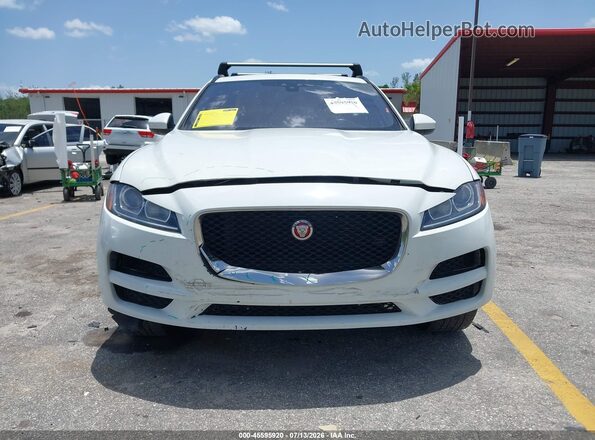 SADCJ2FN8JA255522 2018 JAGUAR F-PACE White Widok zestawu wskaźników