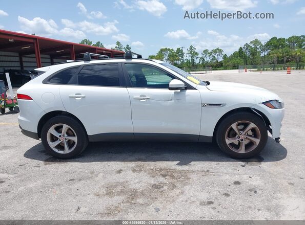 SADCJ2FN8JA255522 2018 JAGUAR F-PACE White Widok wnętrza z tyłu