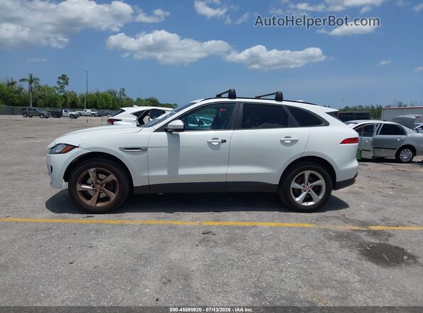 SADCJ2FN8JA255522 2018 JAGUAR F-PACE White Widok wnętrza 360 stopni